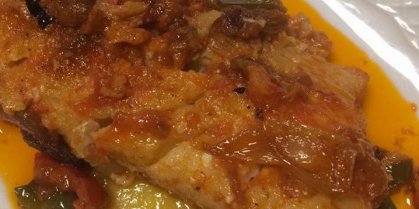 bacallà amb xamfaina